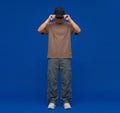 Camiseta marron Kumara Oversize