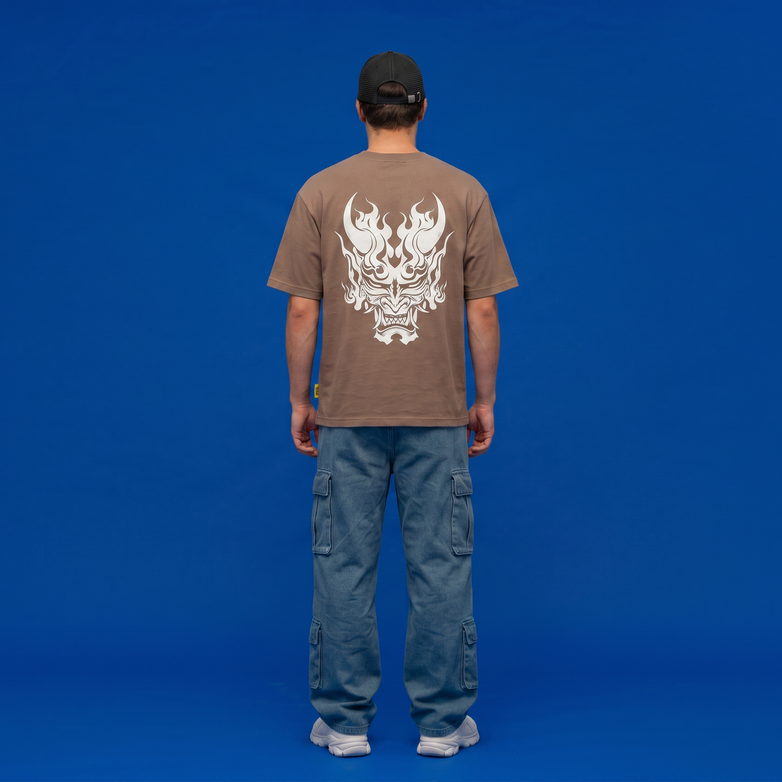 Camiseta marron Kumara Oversize